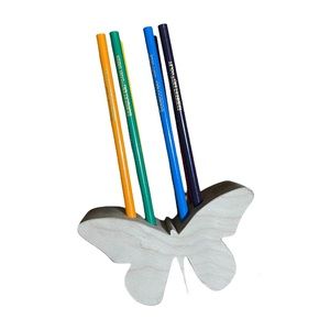 SOLD Butterfly Pencil Holder